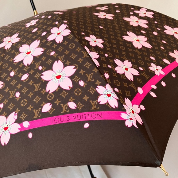 RARE LOUIS VUITTON & MURAKAMI CHERRY BLOSSOM UMBRELLA - Picture 11 of 16
